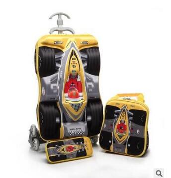 3D Jongens Auto trolley koffer - Foldable Rolling Luggage Bag recensie en prijs